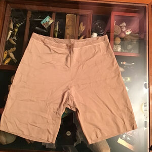 Vanity Fair Beige Shapewear Shorts 2X